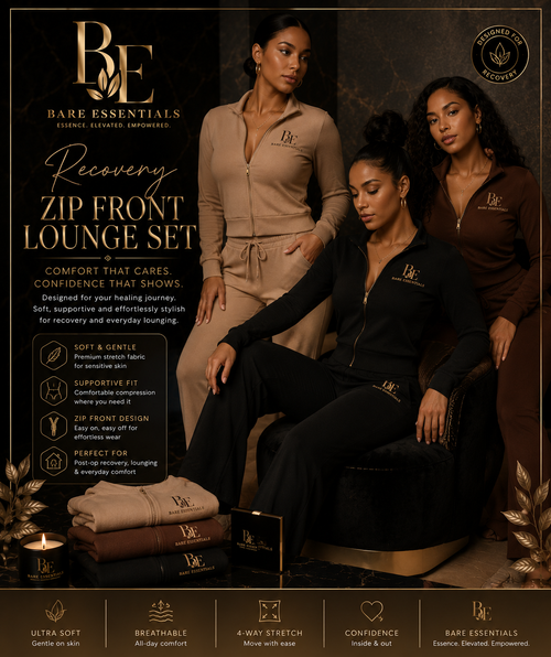 Bare Essentials Recovery Zip-Front Lounge Set