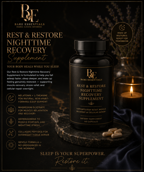 Bare Essentials Rest & Restore Nighttime Recovery Supplement