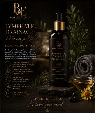 Bare Essentials Lymphatic Drainage Massage Oil