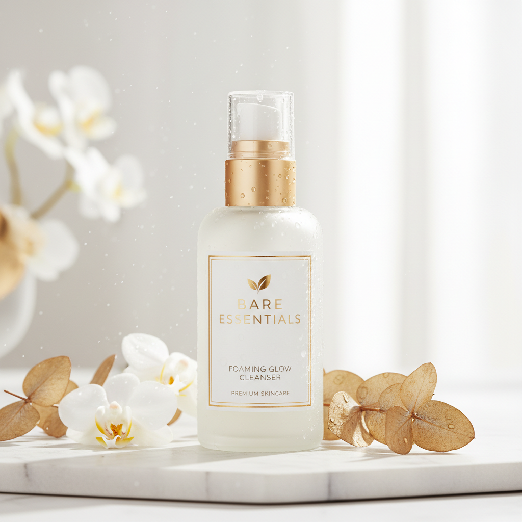 Bare Essentials Foaming Glow Cleanser