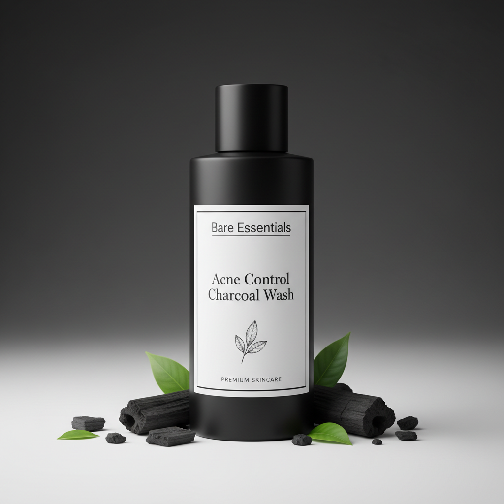 Bare Essentials Acne Control Charcoal Wash